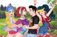 Mùa đông vừa qua, Ariel, Bạch Tuyết và Lọ Lem quyết định đi