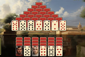 Play Pyramid Solitaire in Ancient Rome