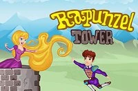 Phù thủy độc ác đang giam giữ Rapunzel trong tòa tháp cao