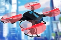 Đây là game mô phỏng lái drone với hoạt hình 3D.