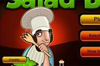 Chuẩn bị cắt rau trong Salad Bar!