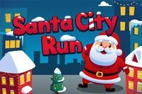 Hướng dẫn ông già Noel dọc theo đường phố, tránh các chướng