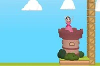 Hoàng tử và Công chúa đoàn tụ trong Save the Princess, một trò