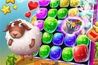 Tham gia cuộc phiêu lưu của cừu nhỏ trong game Match3 dễ thương này!