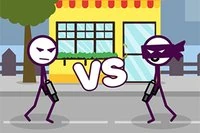 Thử thách các stickmen khác trong trò chơi bắn súng online vui nhộn