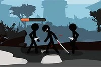 Bạn điều khiển samurai gậy và cần tiêu diệt tất cả kẻ thù