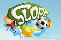 Lăn bóng qua vô số khung thành trong Slope!