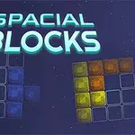 Hình ảnh có dòng chữ SPACIAL BLOCKS với các khối màu đỏ, xanh và vàng xếp thành hình trên nền xanh đậm