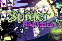 Phù thủy đang tạo ra cơn bão trong game Spider Solitaire!
