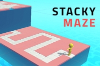 Stacky Maze là trò chơi thu thập khối lập phương