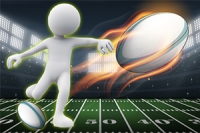 Kết hợp giữa game Chạy và game Sút Rugby