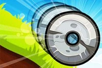 Stone Wheel là trò chơi hài hước, nơi bạn điều khiển một bánh