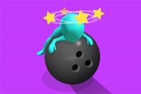 Làm ngã các hình que trong trò chơi bowling gây nghiện này