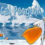 Hai con chim hoạt hình giận dữ nhìn nhau với nền băng tuyết và chữ Tactical Penguin phía trên