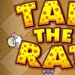 Chữ TAP THE RAT lớn ở trung tâm, xung quanh là hình ảnh các con chuột hoạt hình