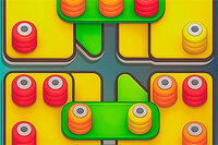 Trò chơi Trận Đấu Dây là game xếp hình vui nhộn gồm 100 cấp