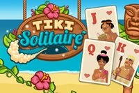 Tiki Solitaire là một biến thể theo thời gian của trò chơi xếp