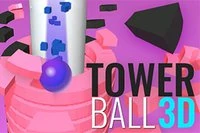 Tăng tốc và phá hủy các nền tảng trong TOWER BALL 3D!