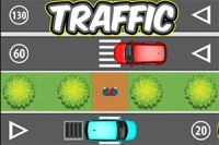 Trò chơi Traffic yêu cầu bạn phải đến ô tô của mình qua các