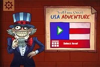 Hoàn thành tất cả các cấp độ troll với chủ đề Mỹ!