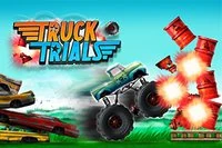 Vượt qua chuỗi chướng ngại vật căng thẳng trong Truck Trials