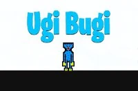 Gấu bông xanh dễ thương Ugi Bugi cần đến cờ