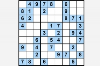 Chơi Sudoku HTML5, một trong những trò chơi giải đố phổ biến