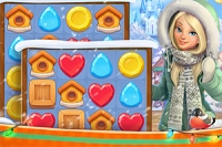 Vega Mix: Fairy Town là game xếp hình 3 với cốt truyện mùa đông