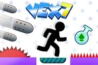 Chơi Vex 7, một trò chơi hành động trực tuyến với phong cách