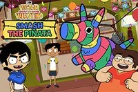 Victor và Valentino yêu thích chơi với piñata và thu thập kẹo