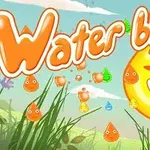 Hình ảnh gồm các giọt nước mặt cười màu vàng, xanh và cam với dòng chữ lớn ở trên, nền là đồng cỏ và bầu trời xanh