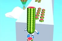 Sẵn sàng cho loạt thi đấu khác thường trong Watermelon Run 3D