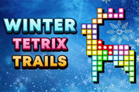 Winter Tetrix Trails là trò chơi xếp hình thư giãn trong xứ sở tuyết trắng