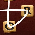 Các chữ cái D, O, R trên nền gỗ được nối với nhau bởi một đường trắng