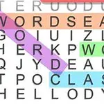 Tìm kiếm từ với các từ đã được đánh dấu bằng màu sắc khác nhau trong một bảng chữ cái