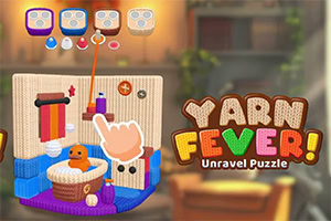 Màn hình minh họa với logo Yarn Fever!