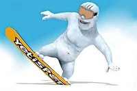 Hướng dẫn Yeti xuống dốc và tiêu diệt một vài chú chim cánh