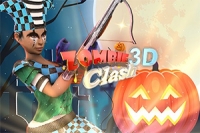 Zombie Clash 3D là game bắn súng góc nhìn thứ ba chủ đề Halloween